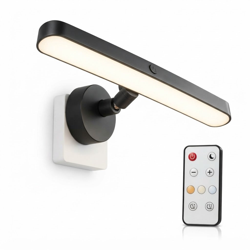 RivetNest LumiDesk Rechargeable Magnetic LED Lamp with Remote
