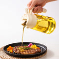 RivetNest OilFlow 2-in-1 Glass Oil Dispenser