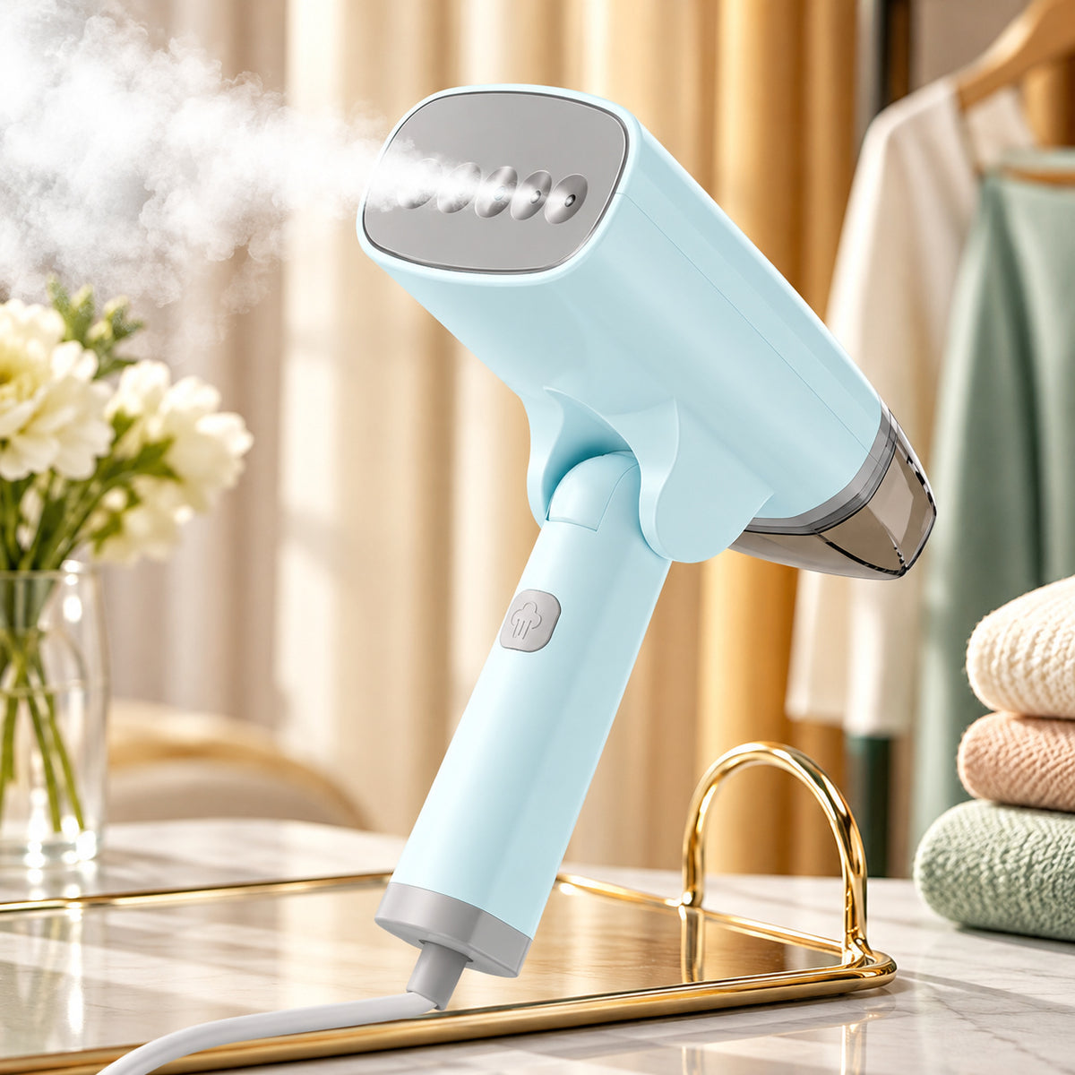 RivetNest SteamEase Portable Garment Steamer