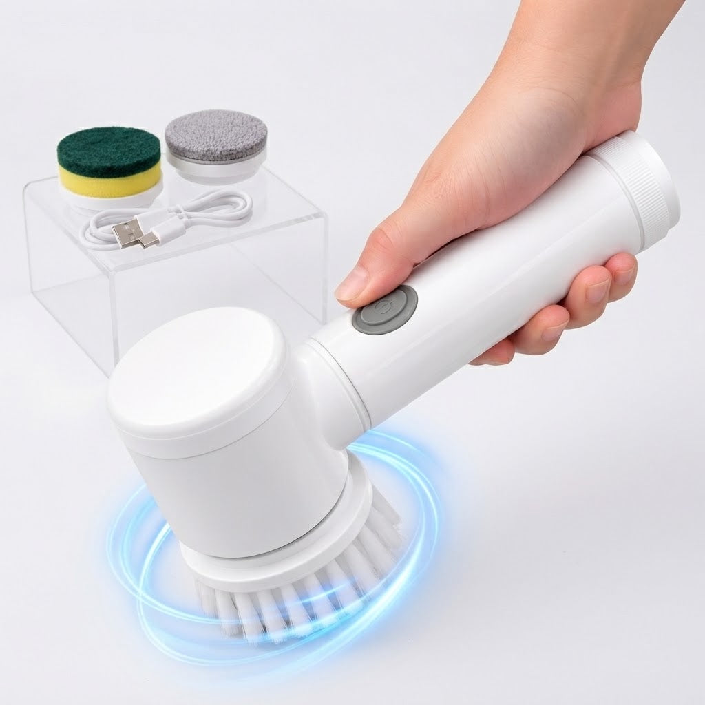 RivetNest PowerScrub Electric Cleaning Brush